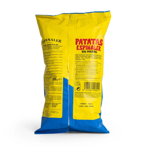 ESPINALER Chips m. havsalt 150 g