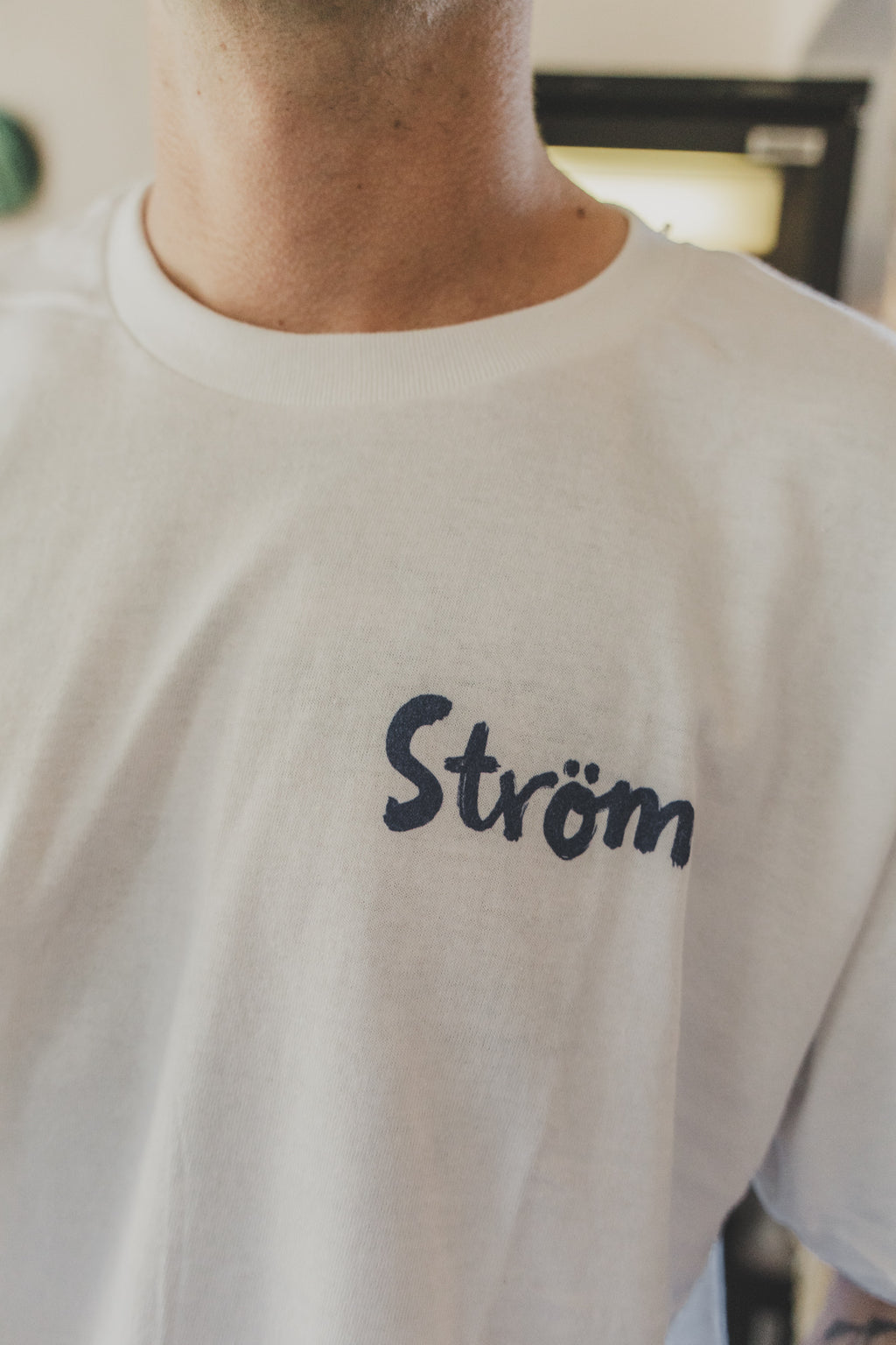 Ström Logo T-shirt, Hvid