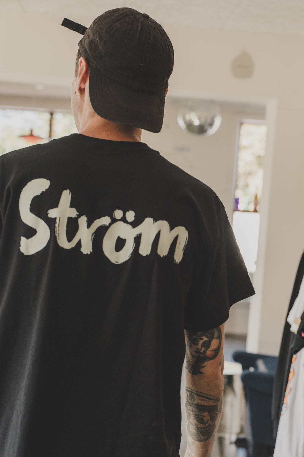 Ström Logo T-shirt, Sort