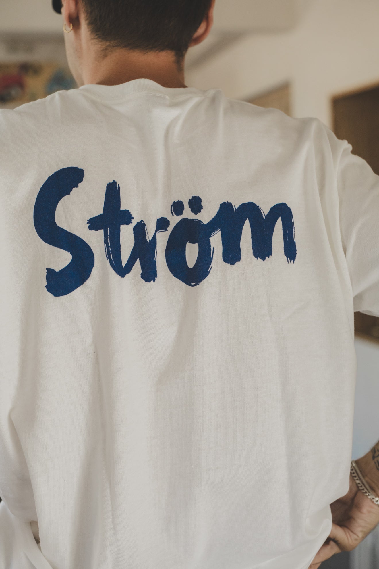 Ström Logo T-shirt, Hvid