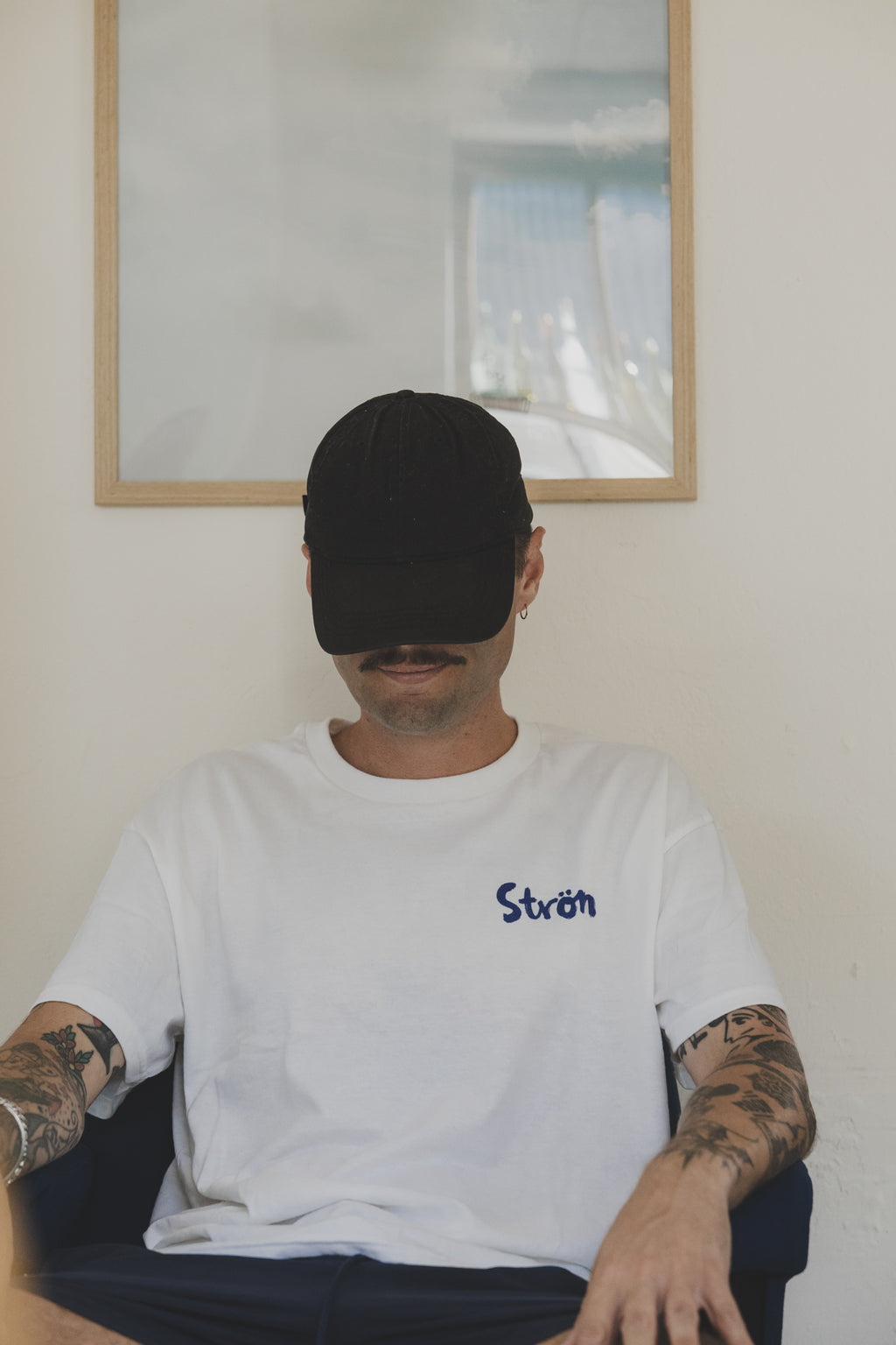 Ström Logo T-shirt, Hvid